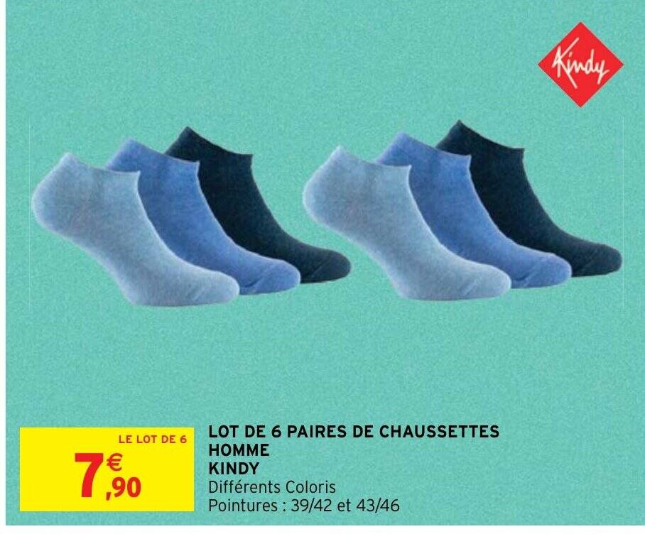 Chaussettes discount homme kindy