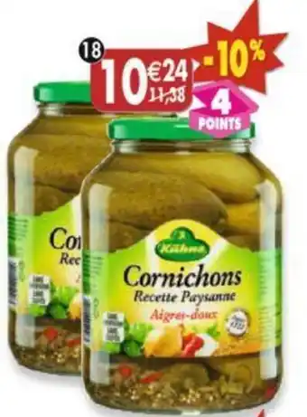 Maximo Lot de 2 bocaux. de cornichons aigres-doux offre