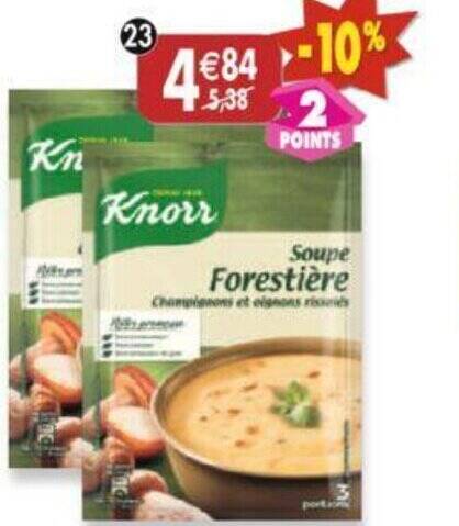 Soupe forestière discount