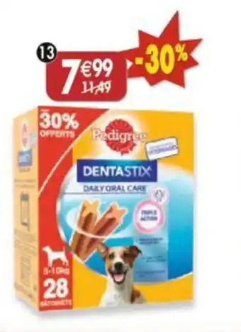 Maximo Pedigree Dentastix... 28 bâtonnets anti-tartre offre