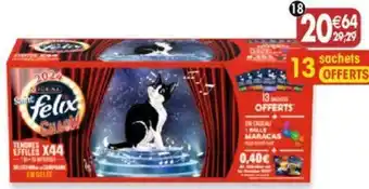 Maximo 31 sachets de Félix tendres effilés en gelée sélection de la campagne offre