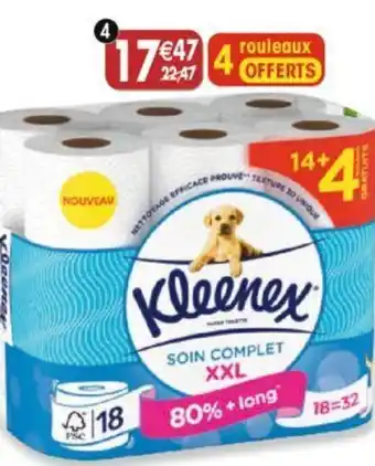 Maximo 14 maxi rouleaux de papier toilette blanc Soin complet XXL offre