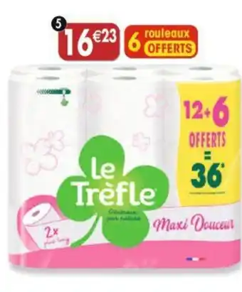 Maximo 12 maxi rouleaux de papier toilette Maxi douceur décorés offre