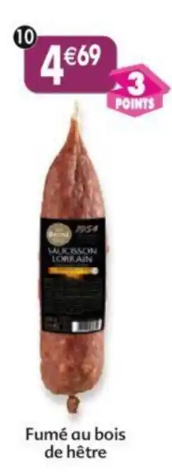 Maximo Saucisson fumé lorrain offre