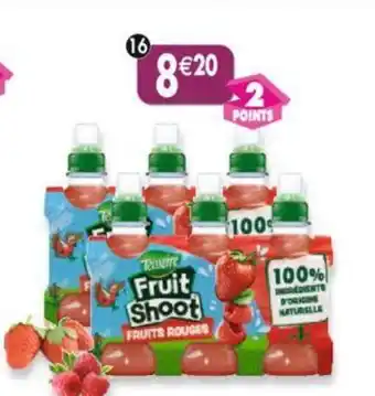 Lot de 2 packs de 6 Fruit Shoot. fruits rouges Teisseire - 12 x 20c