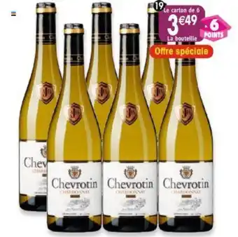 Chevrotin Chardonnay blanc. 12° Espagne
