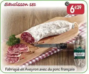 Maximo Saucisson sec supérieur. offre