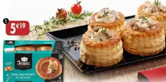 Maximo 4 vol-au-vent au beurre. offre