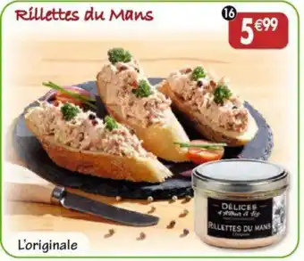 Maximo Rillettes du Mans. L'originale offre
