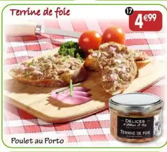 Maximo Terrine de foie de poulet au Porto offre