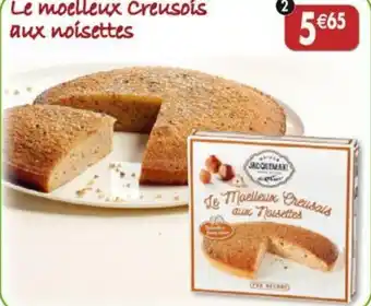 Maximo Le moelleux creusois aux noisettes . offre