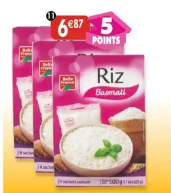 Maximo Lot de 3 paquets... de riz Basmati sachet cuisson Belle France - 12 x 125g offre
