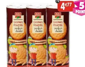 Maximo Lot de 3 paquets. de 15 goûters fourrés ronds parfum chocolat offre