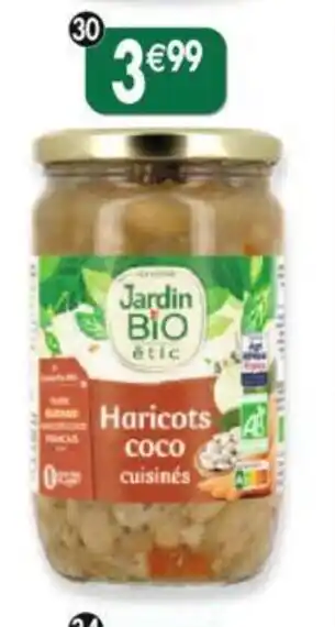 Maximo | Haricots coco cuisinés Jardin Bio' - 680g offre