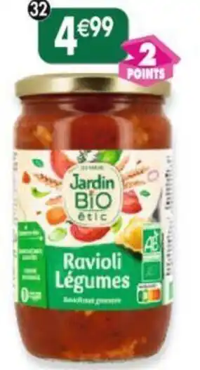 Maximo Ravioli volaille Jardin Bio' - 700g offre