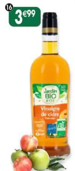 Maximo Vinaigre de cidre Jardin Bio'-75d offre