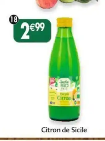 Maximo Pur jus de citron Jardin Bio' - 25cl offre