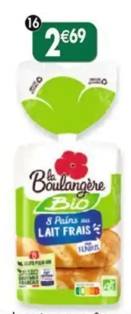 Maximo 8 pains au lait déjà fendus offre