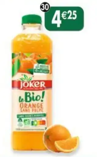 Maximo Jus d'orange sans pulpe sans sucres ajoutés offre