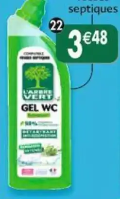Lessive en dose au savon végétal .... 10,45 L'Arbre Vert -24 lavages-630g