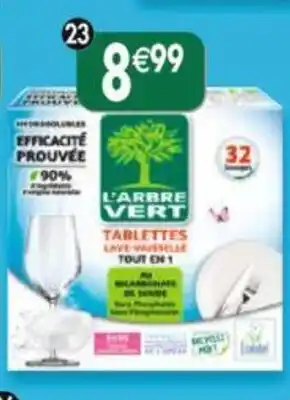 Maximo |32 tablettes lave-vaisselle Tout en 1...8,99 L'Arbre Vert-584g offre