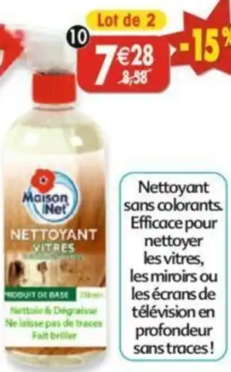 Maximo Lot de 2 nettoyants vitres offre