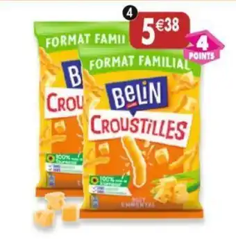 Maximo Lot de 2 sachets. de Croustilles goût emmental Belin-2x138g offre