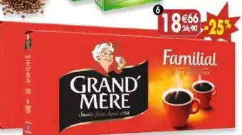 Maximo Lot de 2 x 4 paquets. de café familial Grand'Mère-8 x 250g offre