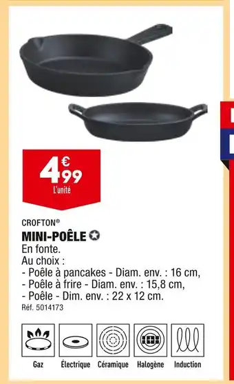 ALDI CROFTON MINI-POÊLE offre