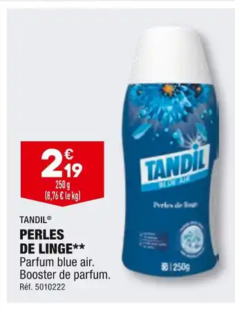 ALDI TANDIL PERLES DE LINGE offre