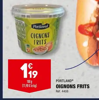 ALDI PORTLAND OIGNONS FRITS offre