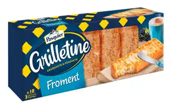 Carrefour Market PASQUIER Biscottes Grilletine offre