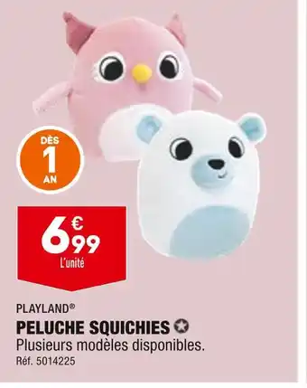 ALDI PLAYLAND PELUCHE SQUICHIES offre