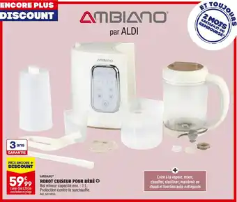 ALDI AMBIANO ROBOT CUISEUR POUR BÉBÉ offre