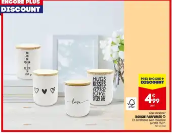 ALDI HOME CREATION BOUGIE PARFUMÉE offre