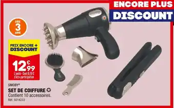 ALDI SMOBY SET DE COIFFURE offre