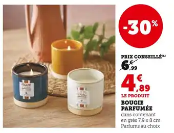 Super U BOUGIE PARFUMÉE offre