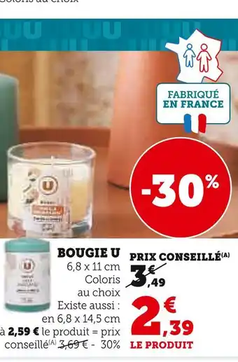 Super U U BOUGIE offre