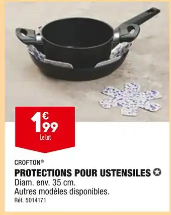 ALDI CROFTON PROTECTIONS POUR USTENSILES offre