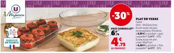 Super U U MAison PLAT EN VERRE offre