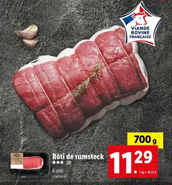 Lidl Rôti de rumsteck offre