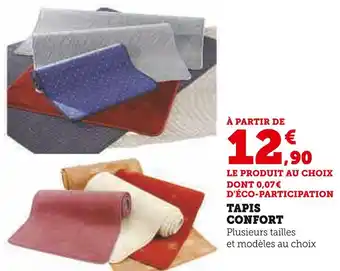 Super U TAPIS CONFORT offre