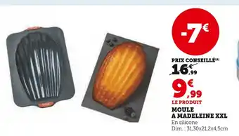 Super U MOULE A MADELEINE XXL offre