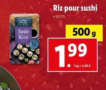 Lidl VITASIA Riz pour sushi offre