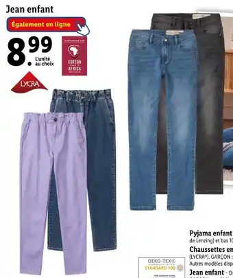 Lidl pepperts! Jean enfant offre