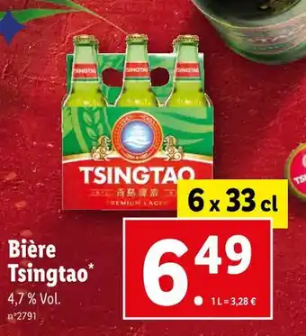 Lidl Tsingtao Bière offre