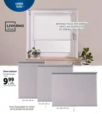 Lidl LIVARNO Store tamisant offre