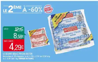 Match PAYSAN BRETON LE BEURRE MOULÉ offre