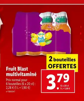 Lidl Solevita Fruit Blast multivitaminé offre