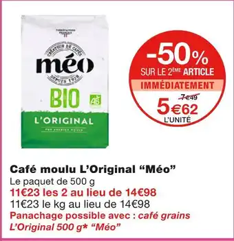 Méo Café moulu L’Original